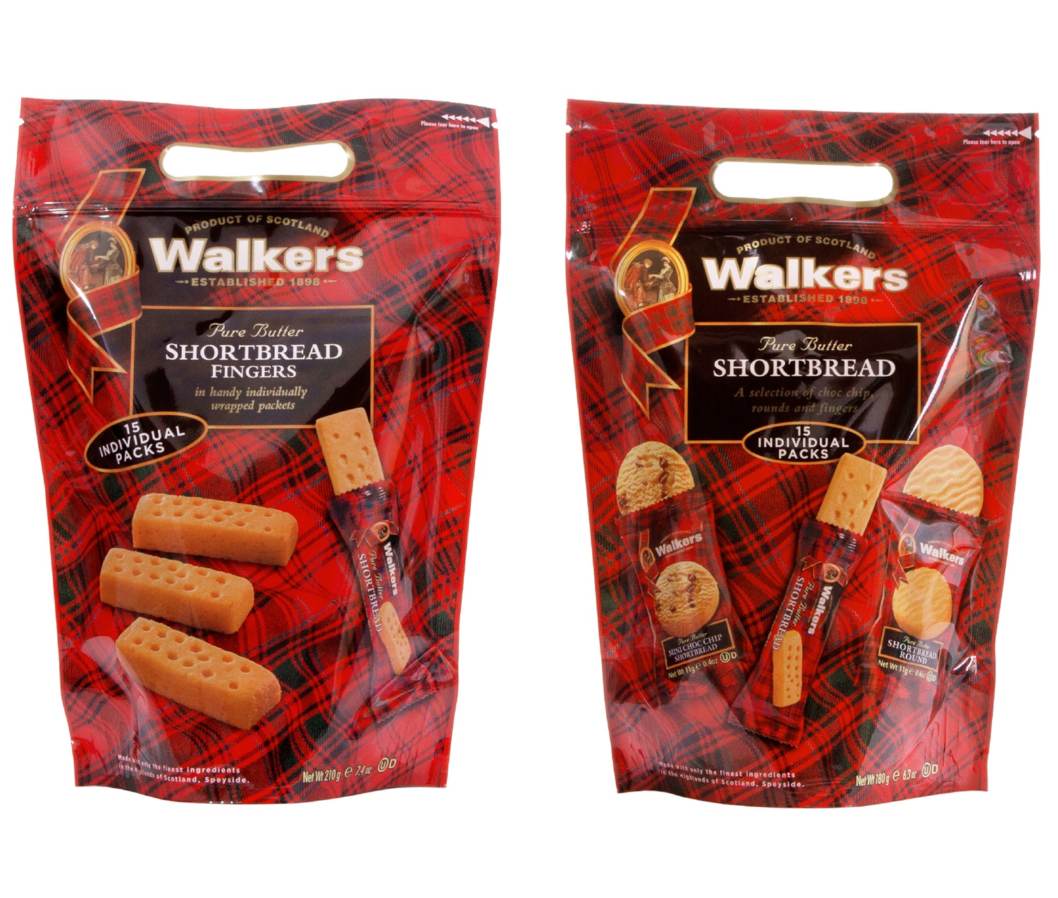 Walkers Shortbread Sharing Bags