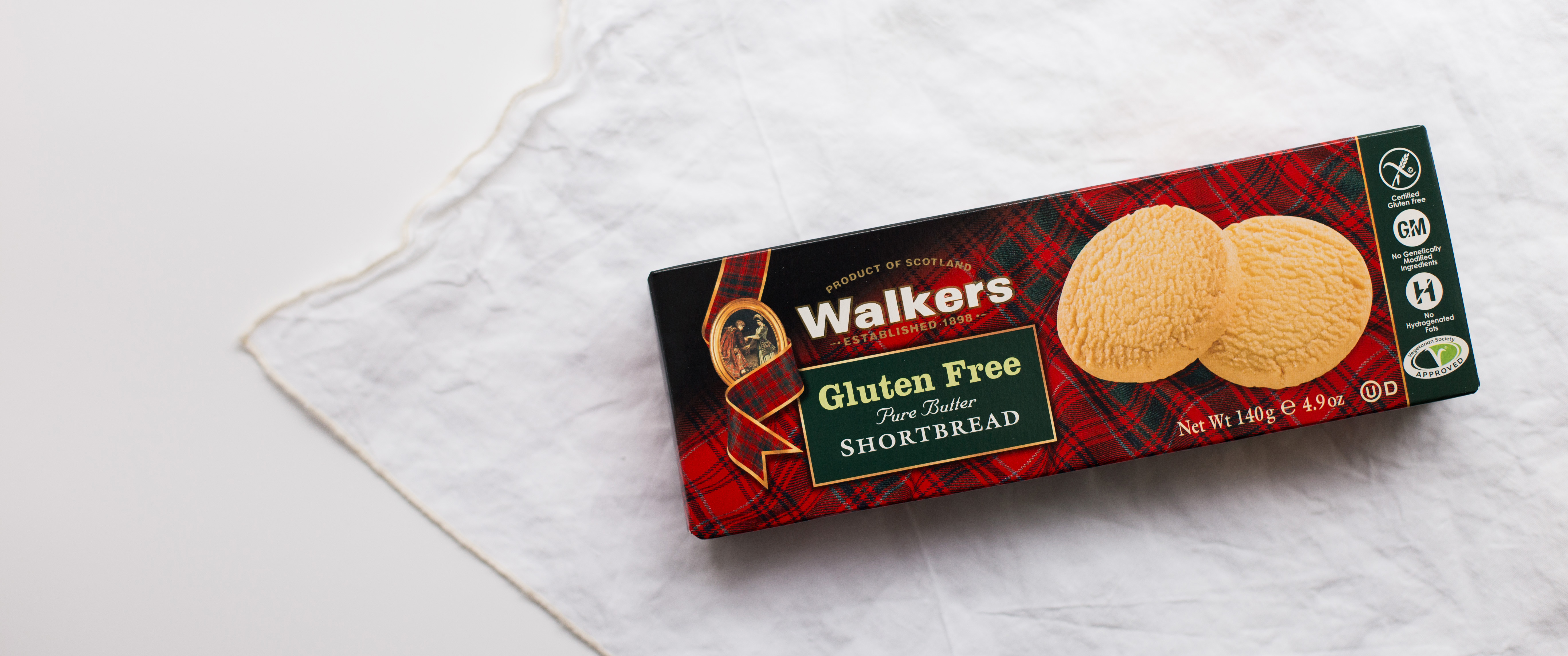 Walkers Pure Butter Gluten Free Shortbread